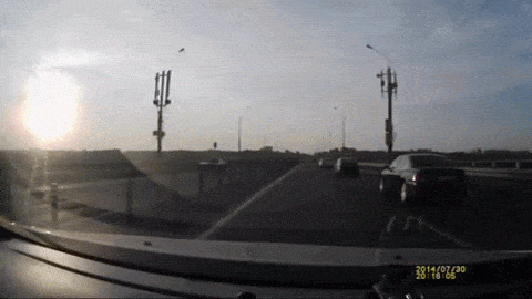 Luckiest Motorcyclist Ever